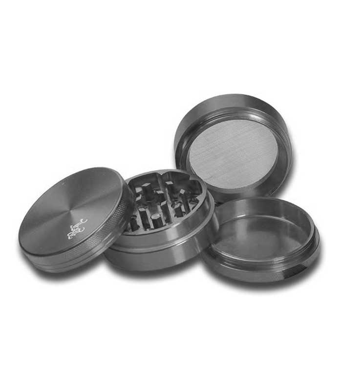 Black Leaf | Aluminium Grinder | 4-tlg.