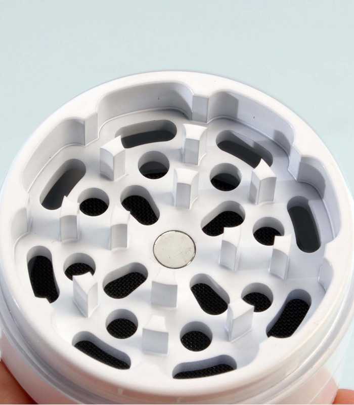 Black Leaf | Aluminium-Keramik Grinder | Lotus | Weiß  |  4-tlg. versch. Größen