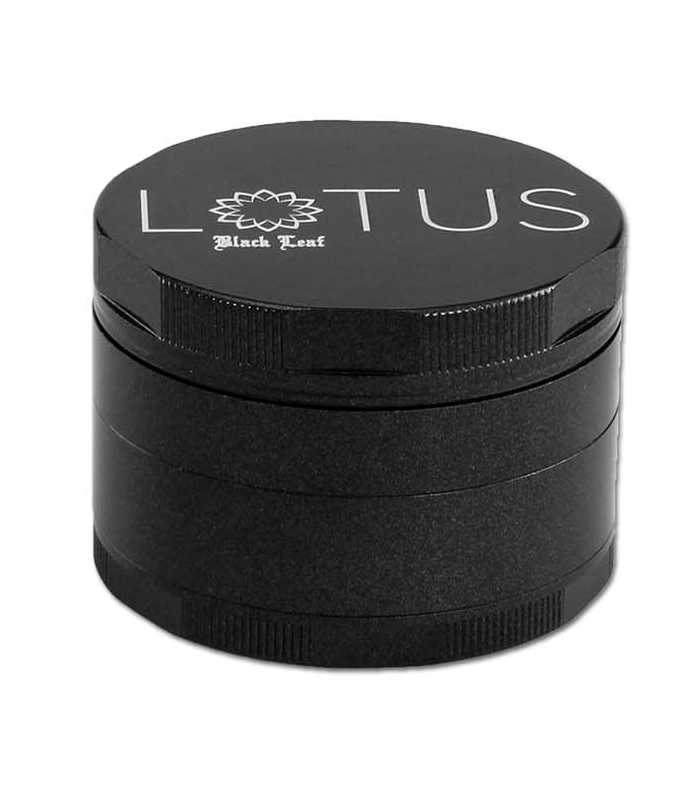 Black Leaf | Aluminium-Keramik Grinder | Lotus | Grau  |  4-tlg. versch. Größen