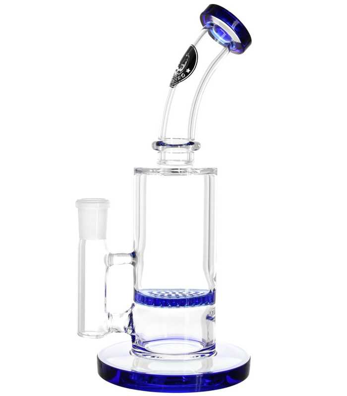 Heisenberg | Honey Dude | Blau | 22 cm hoch  |  14,5er Schliff