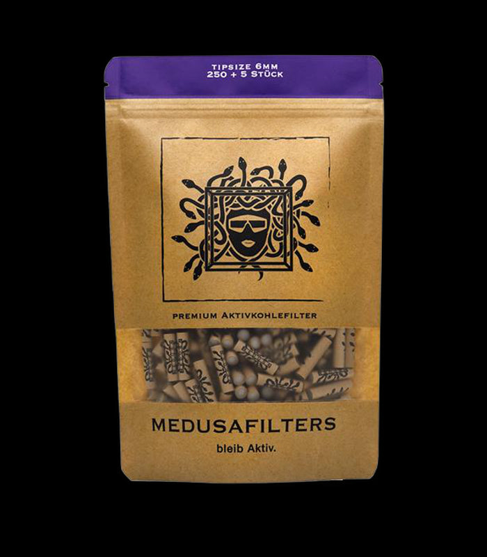 Medusa | Aktiv-Cellulose-Filter | ø 6 mm | 250er Beutel