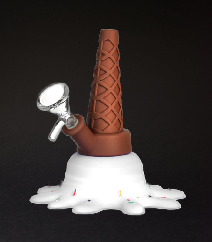Urban Crew | Ice Cream | Silikon-Bong | 13 cm hoch
