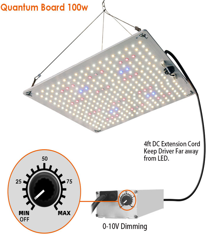 XLIGHTS | 100 W LED | Growlampe | Samsung Lm281 b Plus