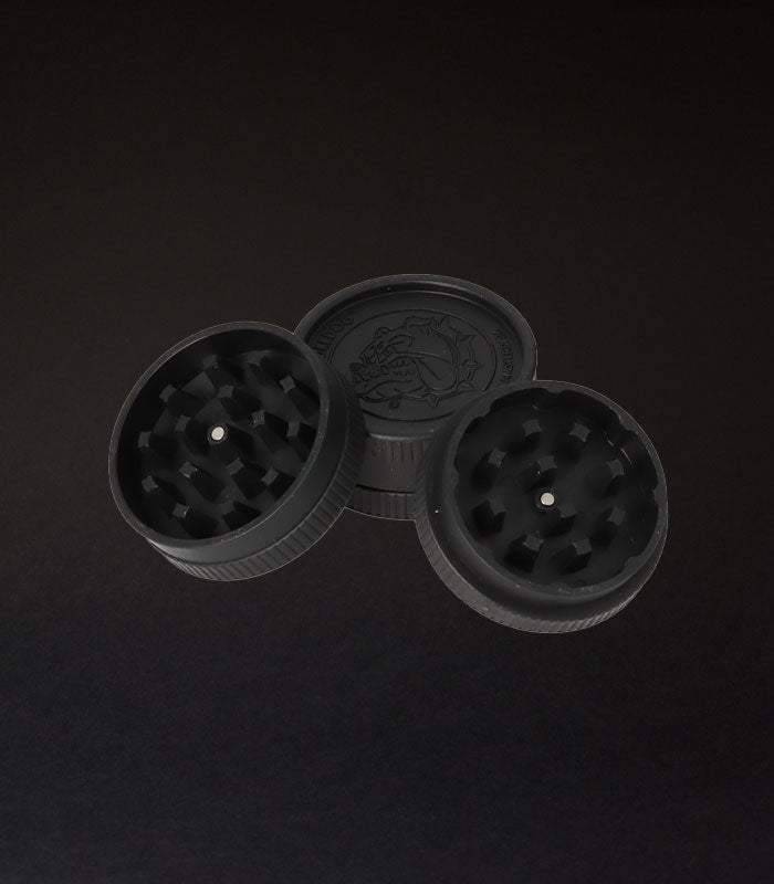 Bulldog | Grinder 2 tlg. | Eco | Kunststoff | schwarz