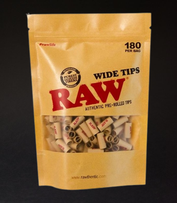 RAW Prerolled Wide, ø 8mm Filtertips