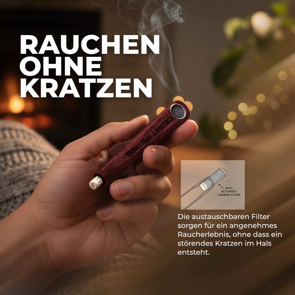 Calumet Holzpfeife einteilig