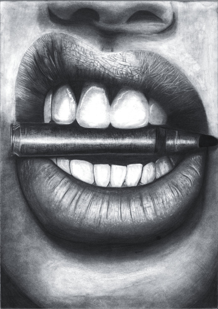 Kuss mit Rückstoß  – Fine Art Print by NicolysmArt