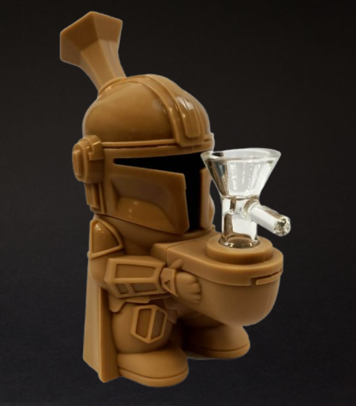 Urban Crew | Space Hero Silikon Bong | Braun | 15cm