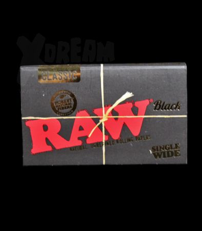 RAW Classic Black | Single Wide Double | Ultradünn