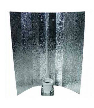 Reflektorkappe | Hammerschlag glänzend | 47 x 47 cm