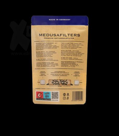 MEDUSA | Aktiv-Cellulose-Filter | ø 6mm | 250er Beutel + 5 extra Filter