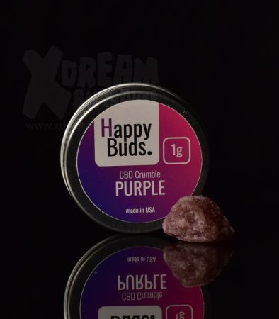 HAPPY BUDS | PURPLE CRUMBLE | 1G