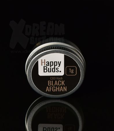HAPPY BUDS | BLACK AFGHAN | 1G