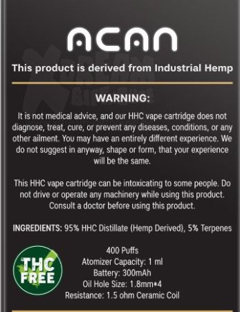 HHC VAPE | ACAN | Gorilla Glue