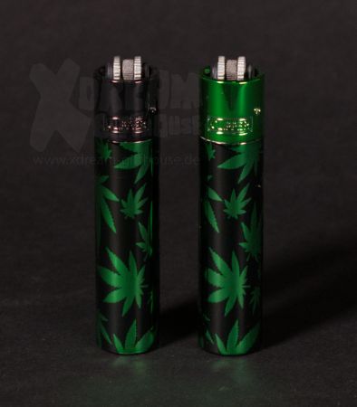 CLIPPER | METAL GREEN LEAVES