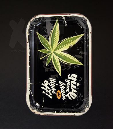 ROLLING TRAY | Give Your Brain The Night Off | 28,5x18,5x2,5cm