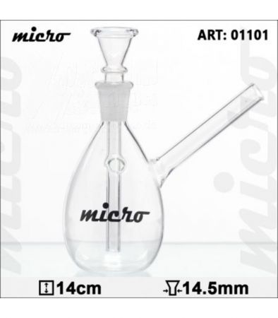 MICRO Bong | Glas 01 | 14 cm hoch