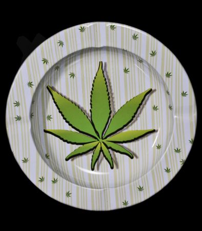 Metall-Aschenbecher | Cannabis