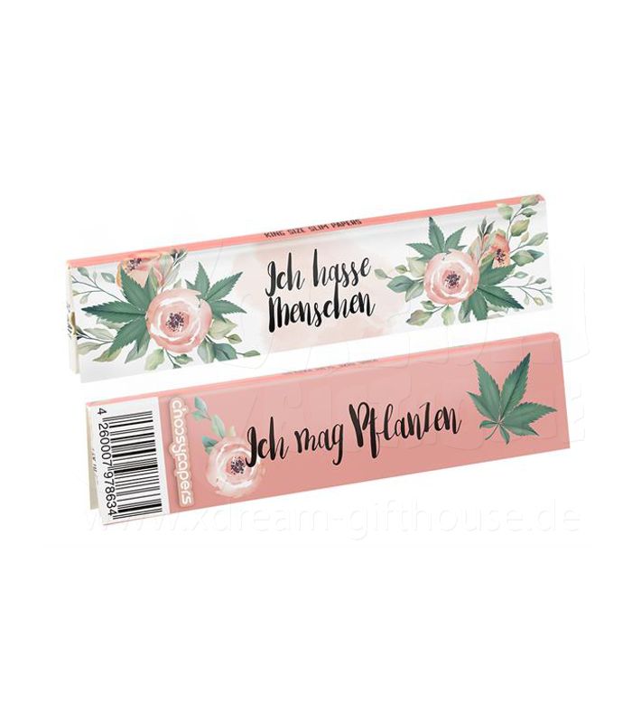 Choosypapers | King Size Slim | Ich hasse Menschen