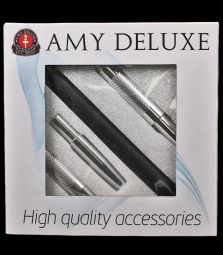 Amy Deluxe | Silikonschlauch & Alumundstück Set | weiß