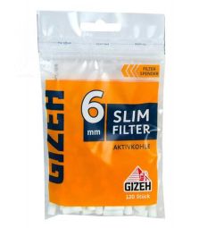 Gizeh | Slim Filter | Aktivkohle | 6mm
