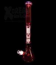 Grace Glass | Big Beaker Fluo Red | 56cm | 29,2er>18,8er