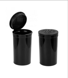 Kunststoffdose | Aufbewahrungsbehälter 80ml Inhalt | schwarz