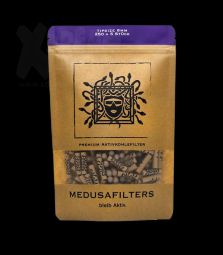 MEDUSA | Aktiv-Cellulose-Filter | ø 6mm | 250er Beutel + 5 extra Filter