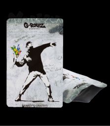 G-Rollz | Banksys Flower Thrower 100x150 mm geruchsdicht | 6 Stück