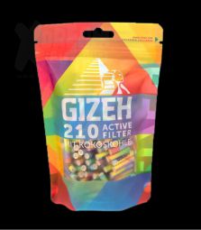 GIZEH Rainbow Active Filter | Slim | Aktivkohle