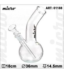 MICRO Bong | Glass 88 | 18 cm hoch