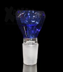 Glastopf | Diamant-Optik | Ø 23 mm | blau
