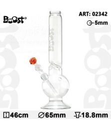 Boost | Bouncer Glass Bong | -H:46cm- Ø:65mm- Socket:18.8mm- WT:5mm (circa)