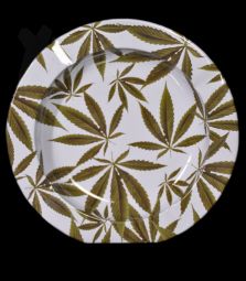 Metall-Aschenbecher | Cannabis