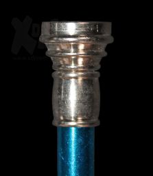 Metall Chillum | blau | 7,5 cm